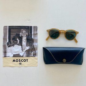 Moscot Miltzen Sunglasses, Blonde, narrow width